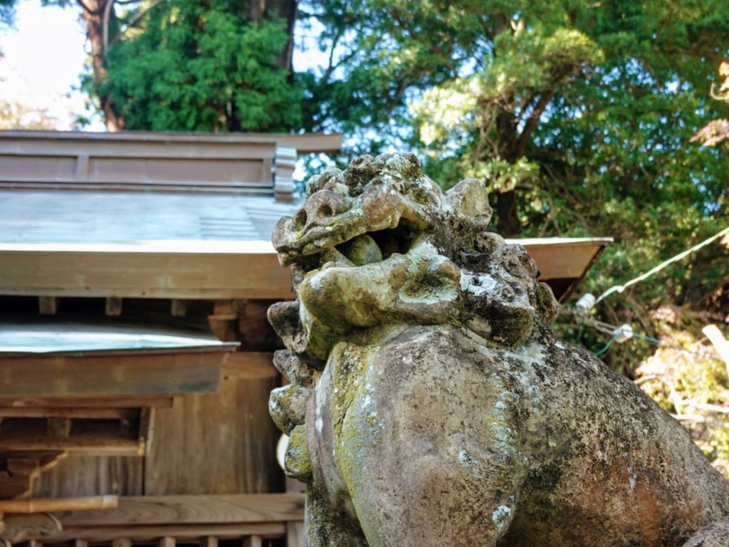 福岡県新宮 六所神社 狛犬