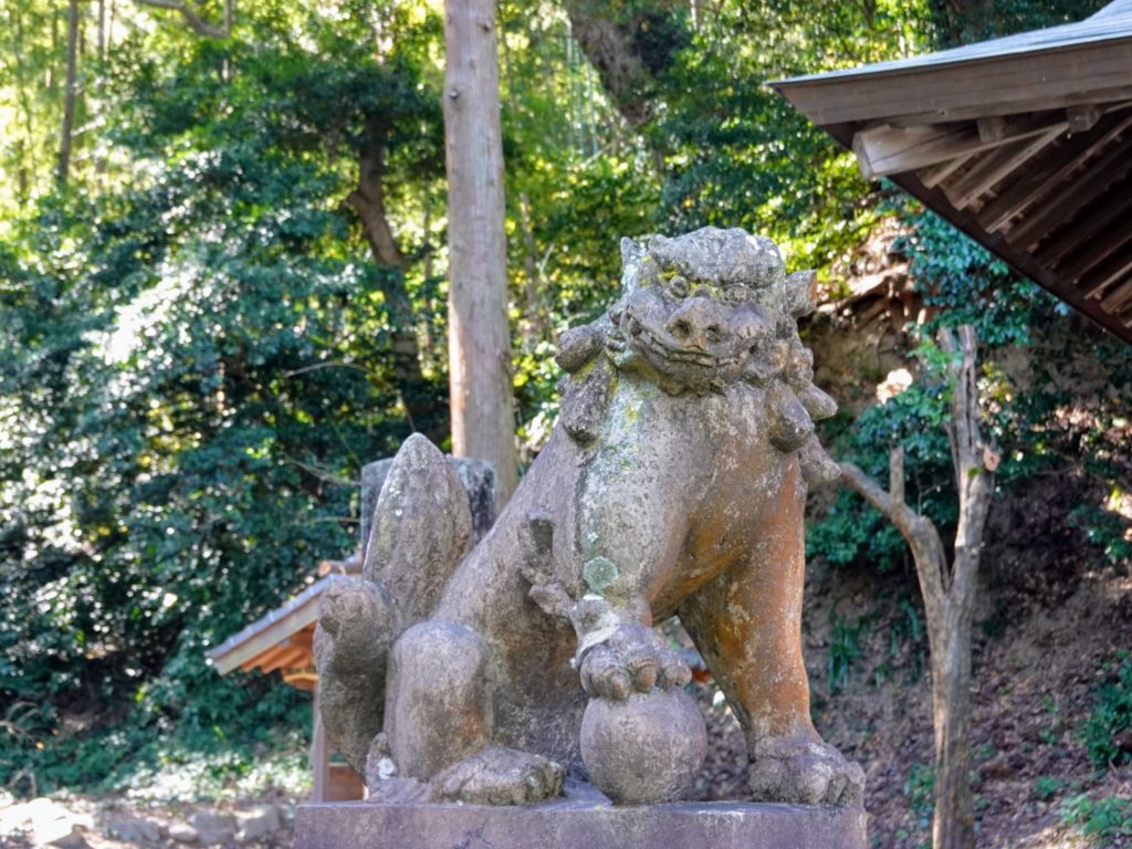 福岡県新宮 六所神社 狛犬