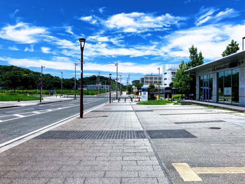 北九州市立大学ひびきのキャンパス図書館の駐車場の場所